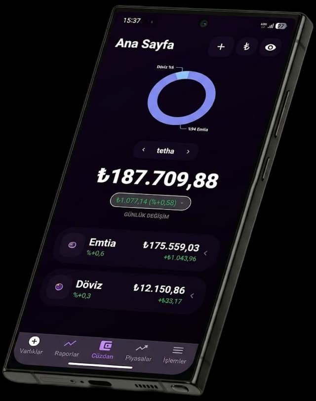 Cüzdan Portföy Ekranı